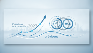 Projections taux immobiliers 2027 : prévisions BCE
