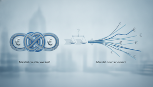 Mandat courtier exclusif vs ouvert : implications